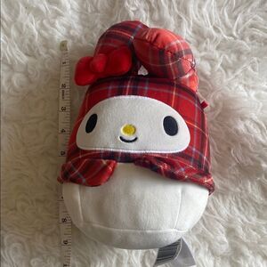 My Melody Plaid Red and White Plush Toy